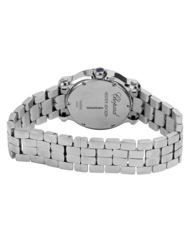 IMG_9081 Chopard Happy Sport Mens watch Unisex Quartz Steel 278509-3002 Replica 4