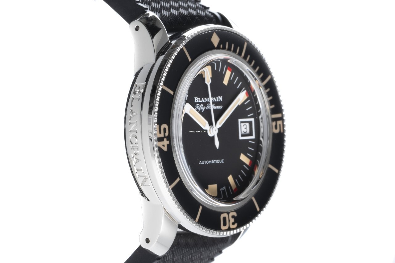 IMG_9081 Blancpain Fifty Fathoms Mens watch Unisex Automatic Steel 5008B.11.30-B52A Replica 4