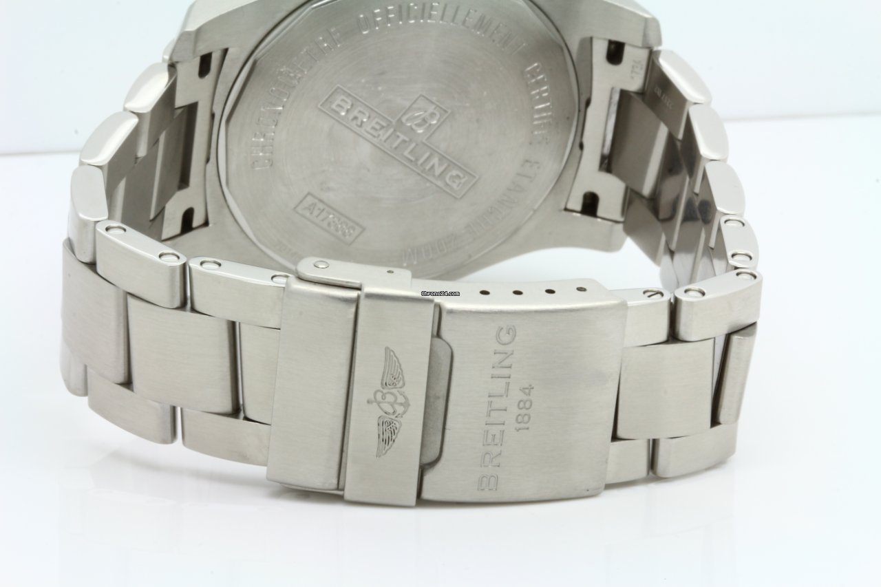 IMG_9081 Breitling Chronomat Colt Mens watch Unisex Automatic Steel A17388101B1A1 Replica 4