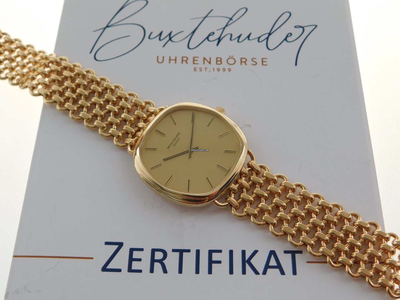 IMG_9081 Patek Philippe Golden Ellipse Mens watch Unisex Automatic Yellow gold 3861 2 Replica 4