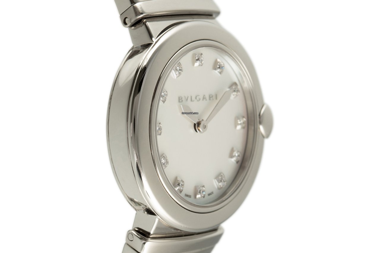 IMG_9081 Bulgari Lucea Womens watch Quartz Steel LU28S Replica 4