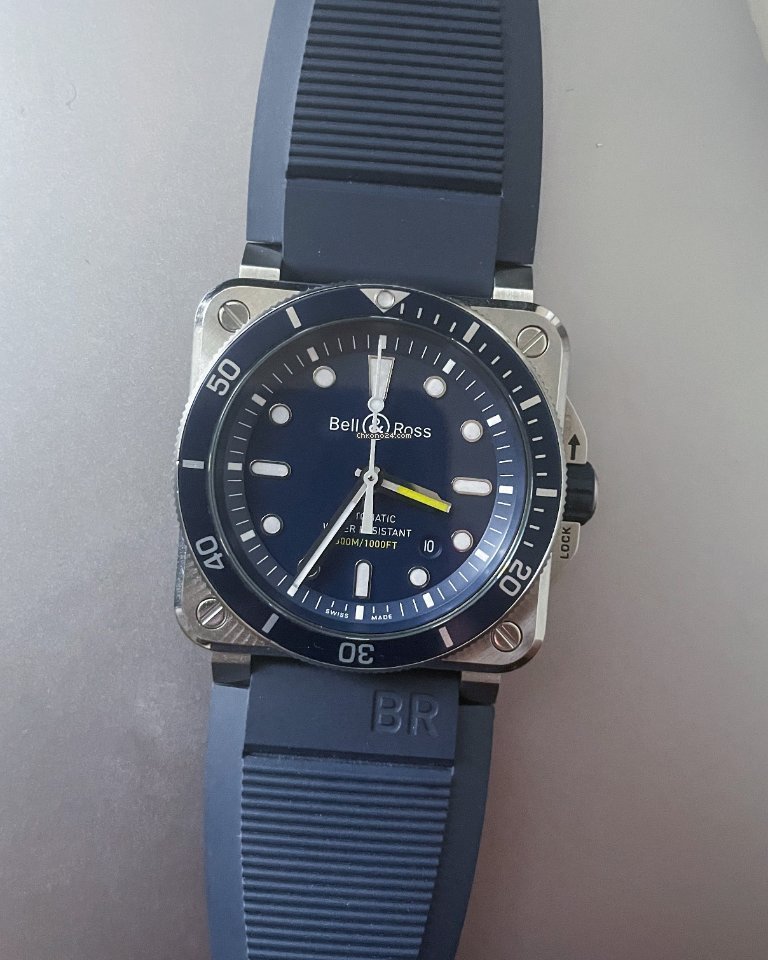 IMG_9081 Bell & Ross BR 03-92 Steel Mens watch Unisex Automatic Steel BR0392-D-BU-ST SRB Replica 4