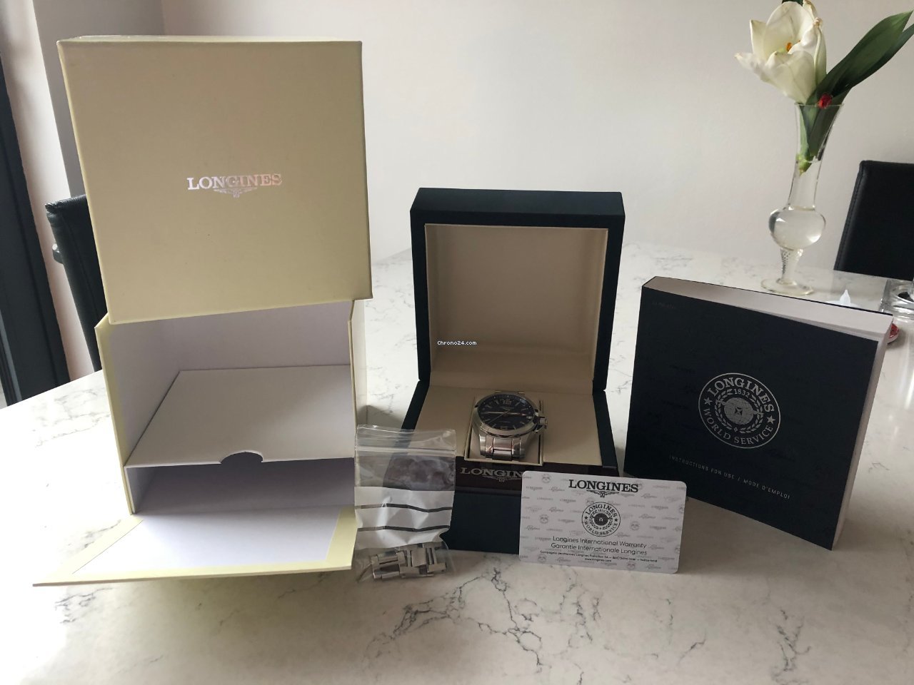 Longines Conquest Mens watch Unisex Automatic Steel L3.687.4.99.6 Replica 4