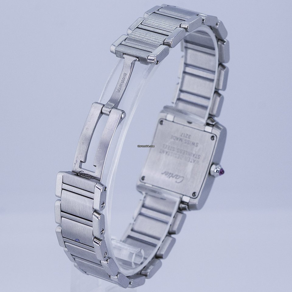IMG_9081 Cartier Tank Francaise Womens watch Quartz Steel W51028Q3 Replica 4