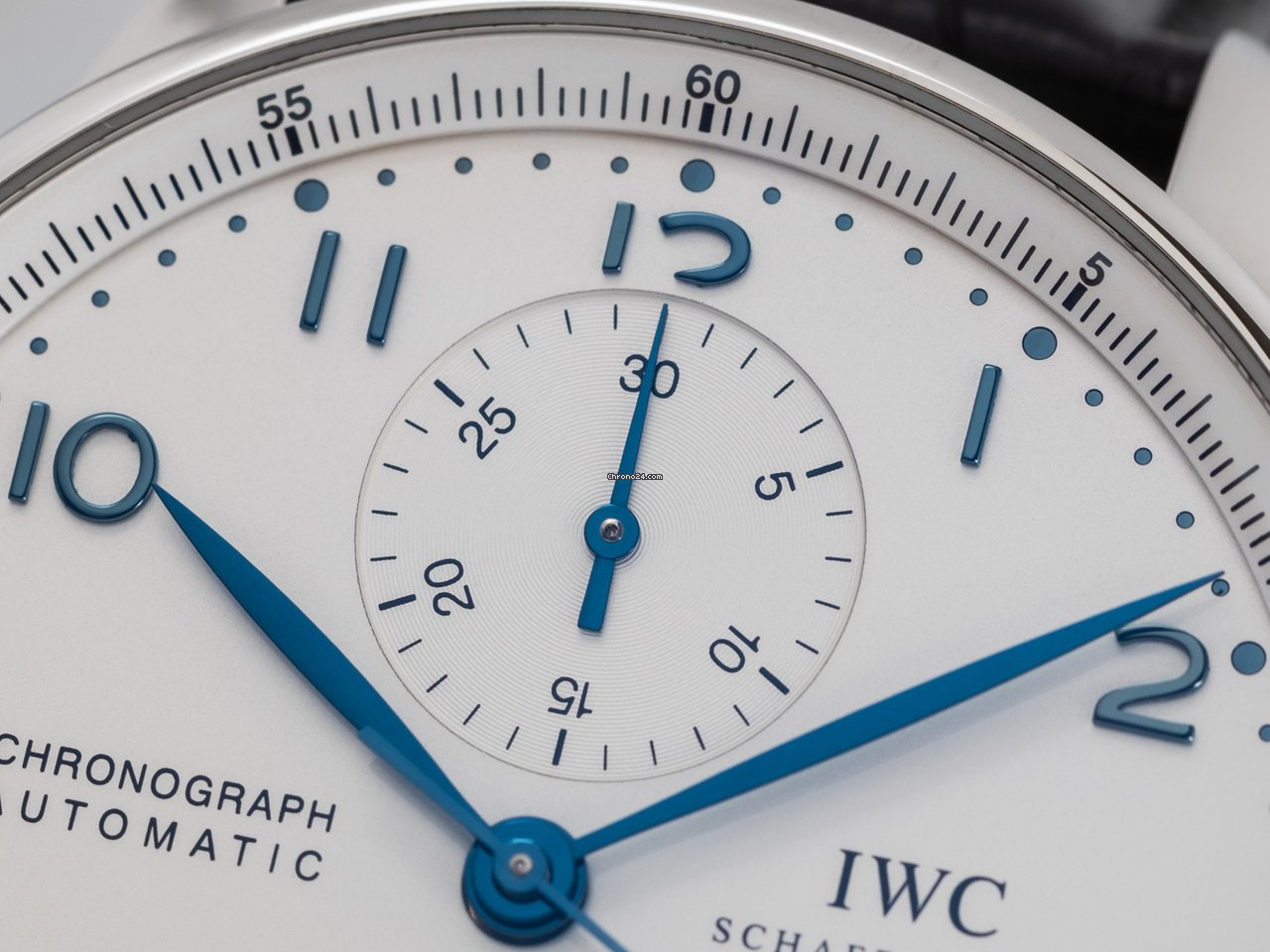IMG_9081 IWC Portuguese Chronograph Mens watch Unisex Automatic Steel 371417 Replica 4