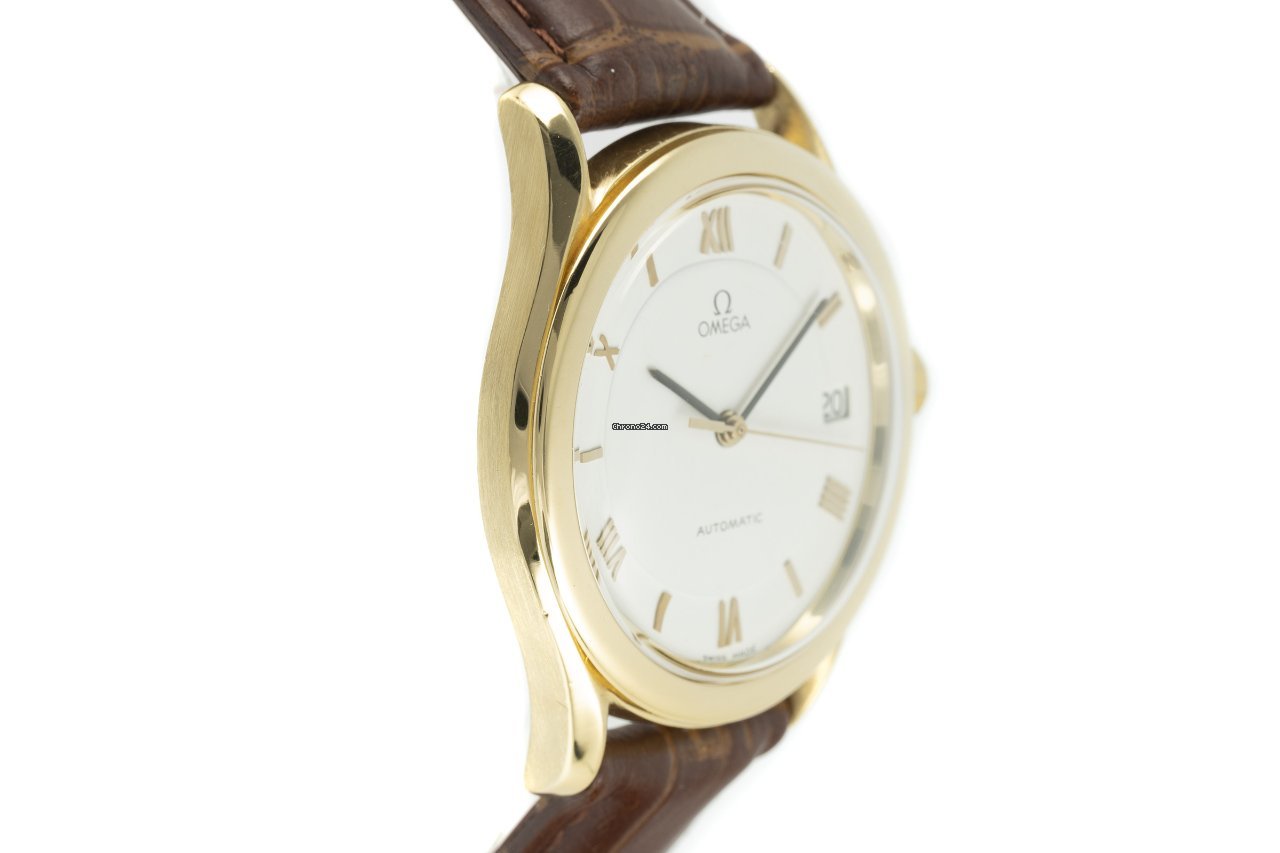 Omega Speedmaster Mens watch Unisex Automatic Yellow gold 166.0285 Replica 4