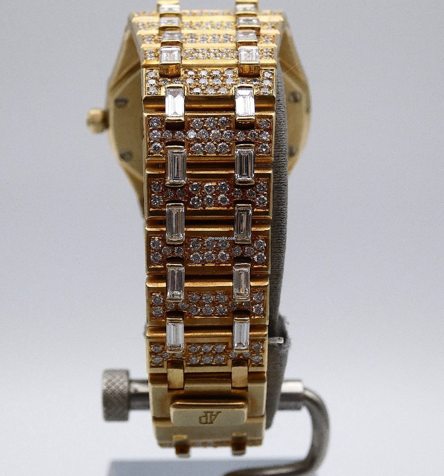 Audemars Piguet Royal Oak Mens watch Unisex Quartz Yellow gold BA56343 699 Replica 4