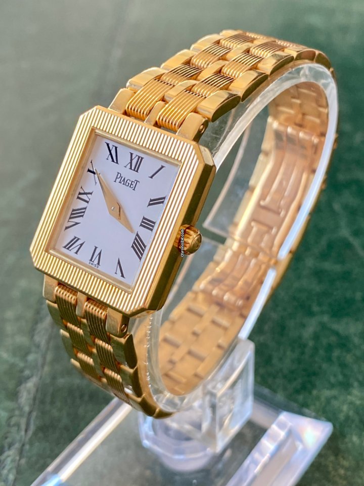 IMG_9081 Piaget Protocole Womens watch Yellow gold 50154 M601D Replica 4