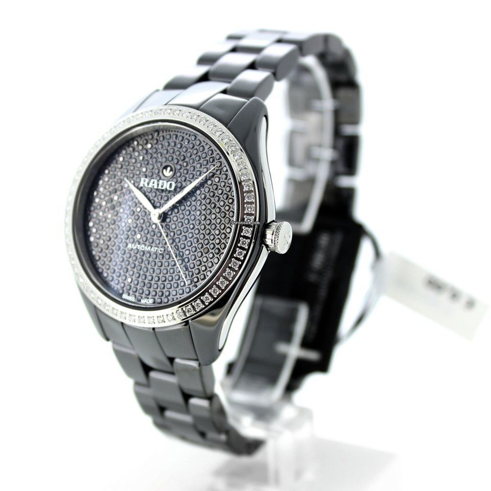 IMG_9081 Rado HyperChrome Diamonds Womens watch Automatic Ceramic R32482722 Replica 4