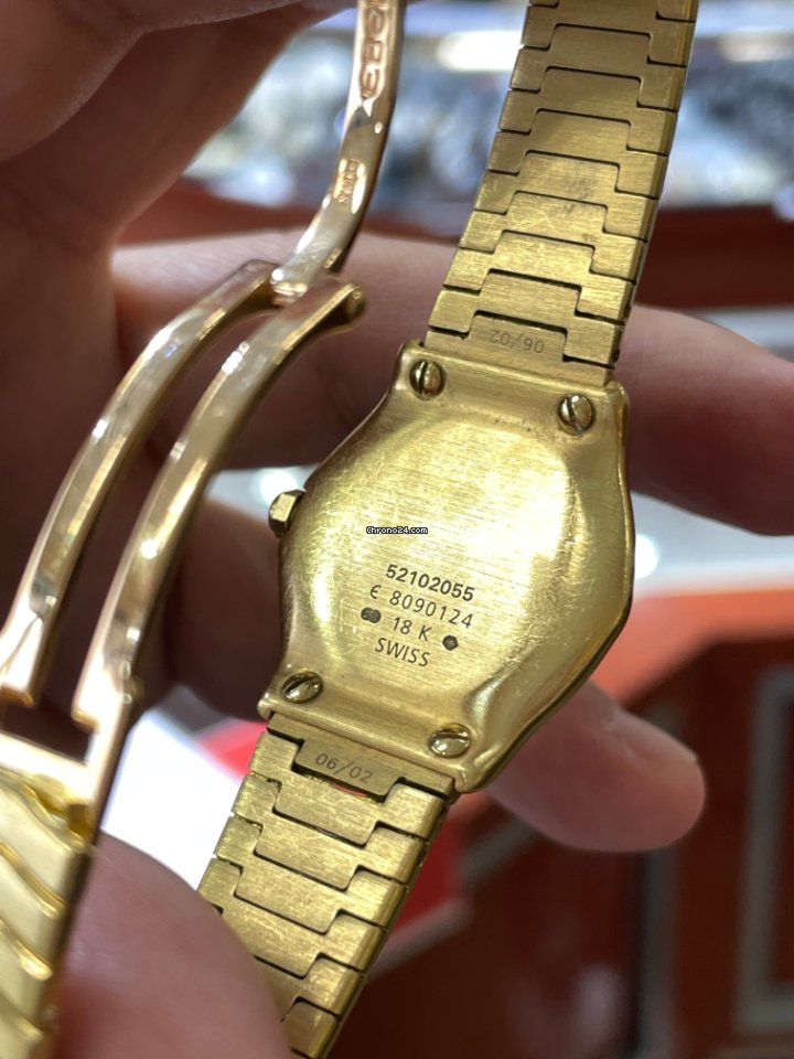 IMG_9081 Ebel Wave Womens watch Quartz Yellow gold 866901 Replica 4