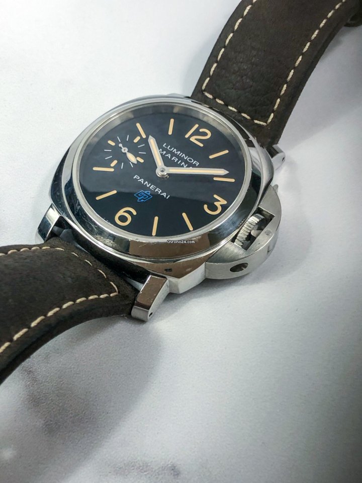 IMG_9081 Panerai Luminor Marina Mens watch Unisex Manual winding Steel PAM 00631 Replica 4