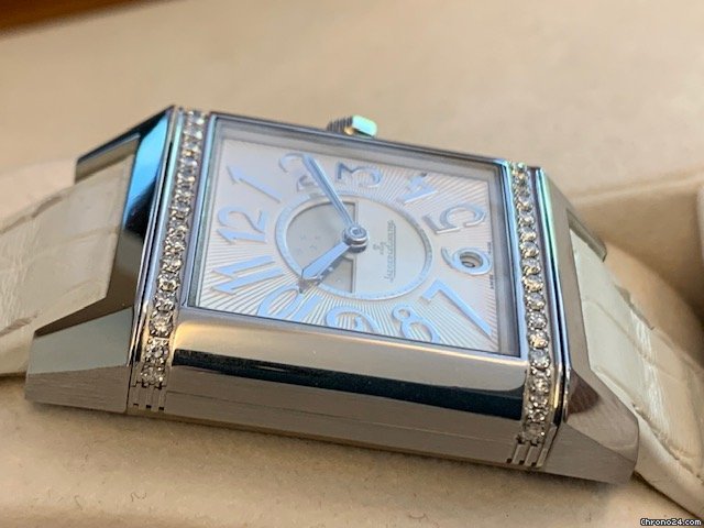 IMG_9081 Jaeger-LeCoultre Reverso Squadra Lady Duetto Womens watch Automatic Steel 705.84.20 Replica 4