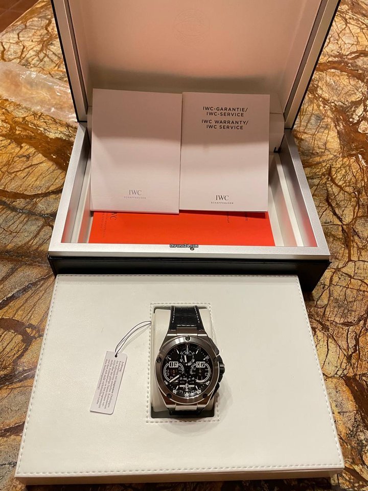 IMG_9081 IWC Ingenieur Perpetual Calendar Digital Date-Month Mens watch Unisex Automatic Titanium IW379201 Replica 4