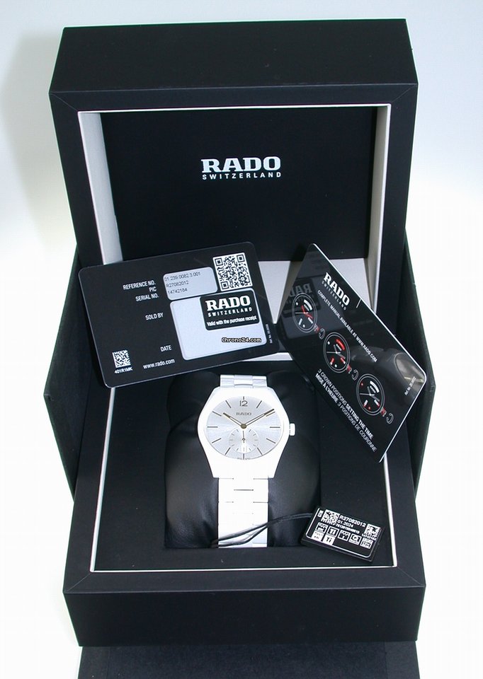 Rado True Mens watch Unisex Quartz Ceramic R27082012 Replica 4