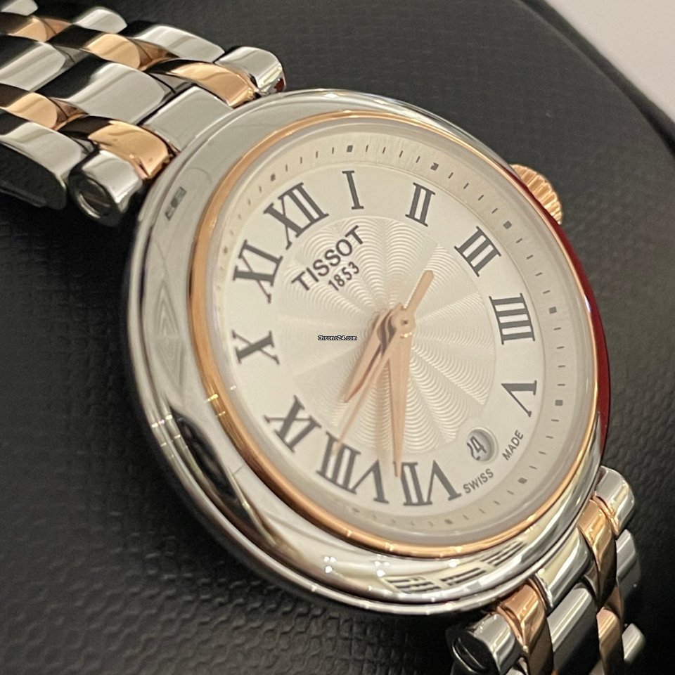 IMG_9081 Tissot Womens watch Quartz Gold Steel T126.010.22.013.01 Replica 4