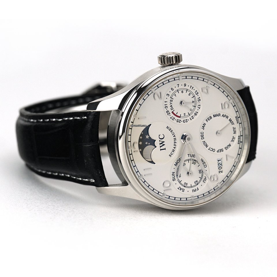 IMG_9081 IWC Portuguese Perpetual Calendar Automatic Platinum IW502219 Replica 4
