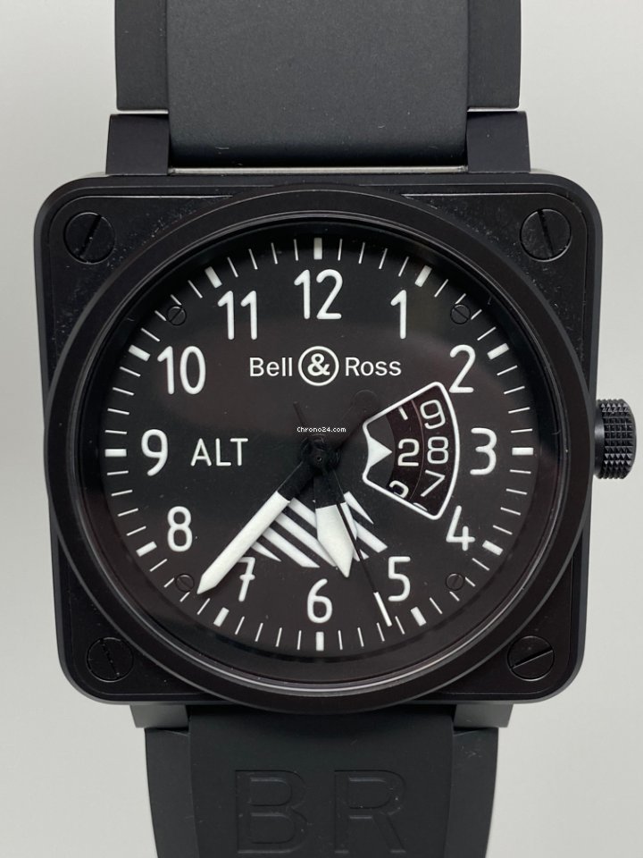 IMG_9081 Bell & Ross BR 01-96 Grande Date Mens watch Unisex Steel BR0196-ALTIMETER Replica 4