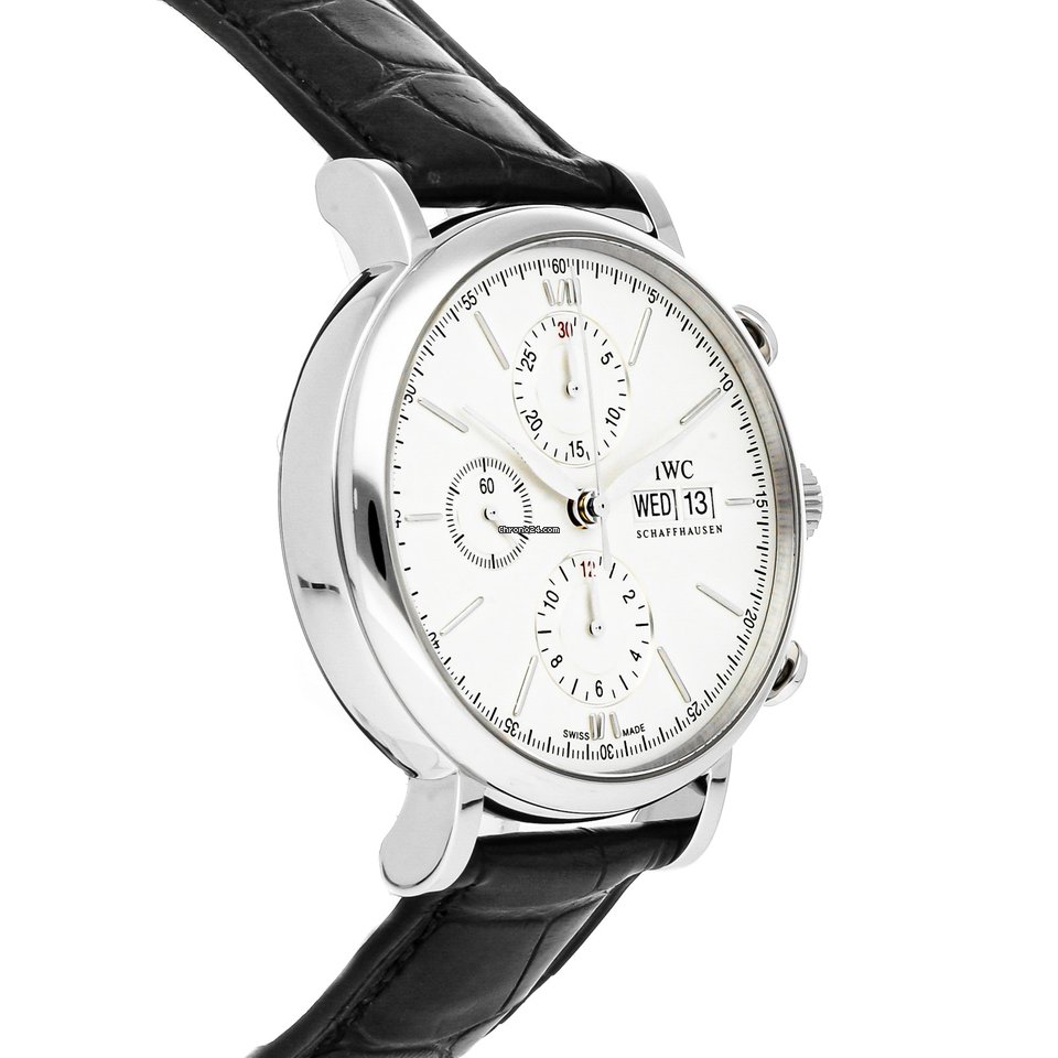IMG_9081 IWC Portofino Chronograph Mens watch Unisex Automatic Steel IW3910-01 Replica 4