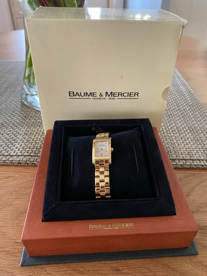Baume & Mercier Hampton Womens watch Quartz Yellow gold M0A08394 serial number 3671863 Replica 4