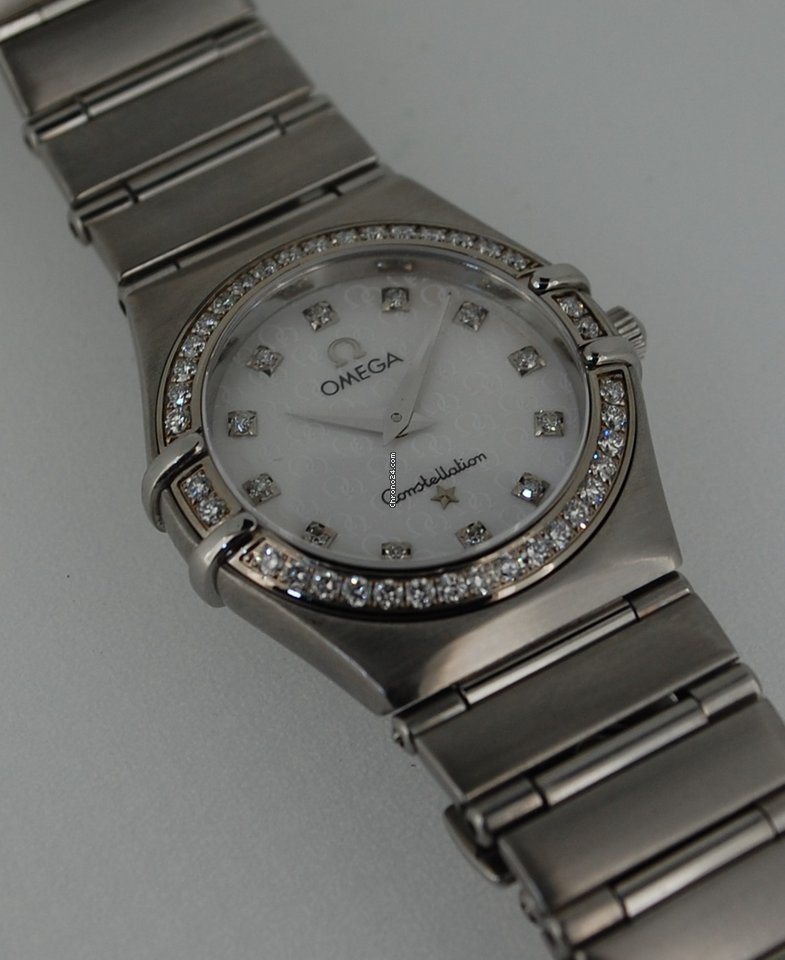 IMG_9081 Omega Constellation Womens watch Quartz Steel 14587500 Replica 4