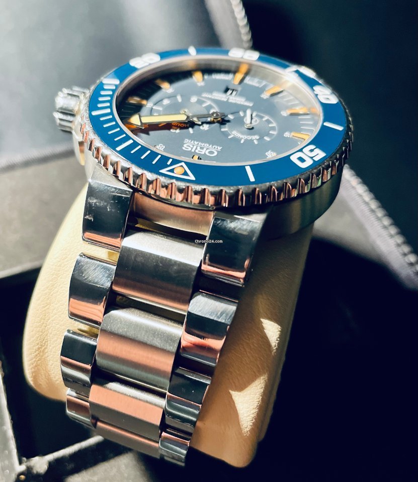 Oris Mens watch Unisex Automatic Titanium 01 749 7663 7185-Set MB Replica 4