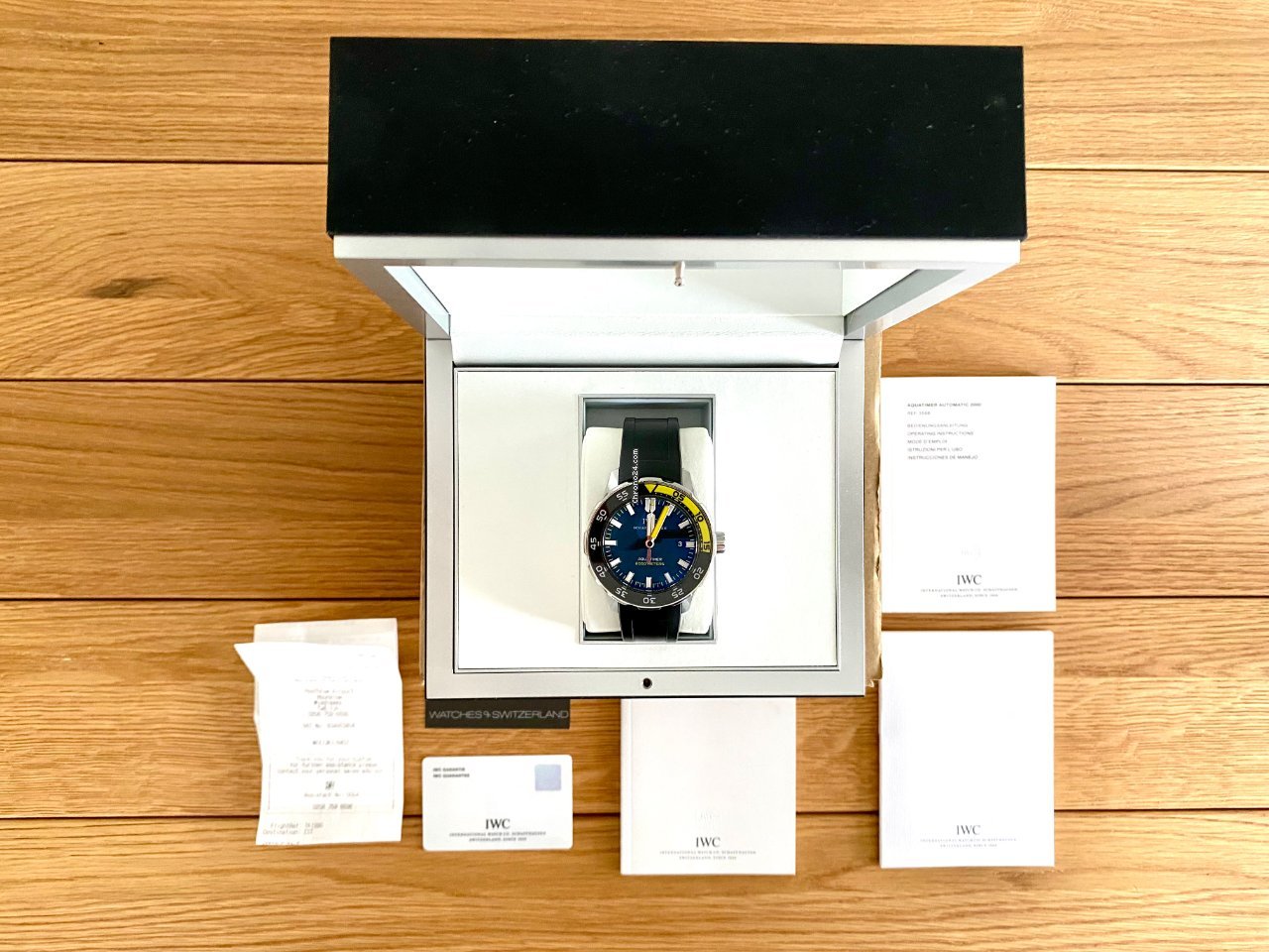 IMG_9081 IWC Aquatimer Automatic 2000 Mens watch Unisex Automatic Steel IW356810 Replica 4