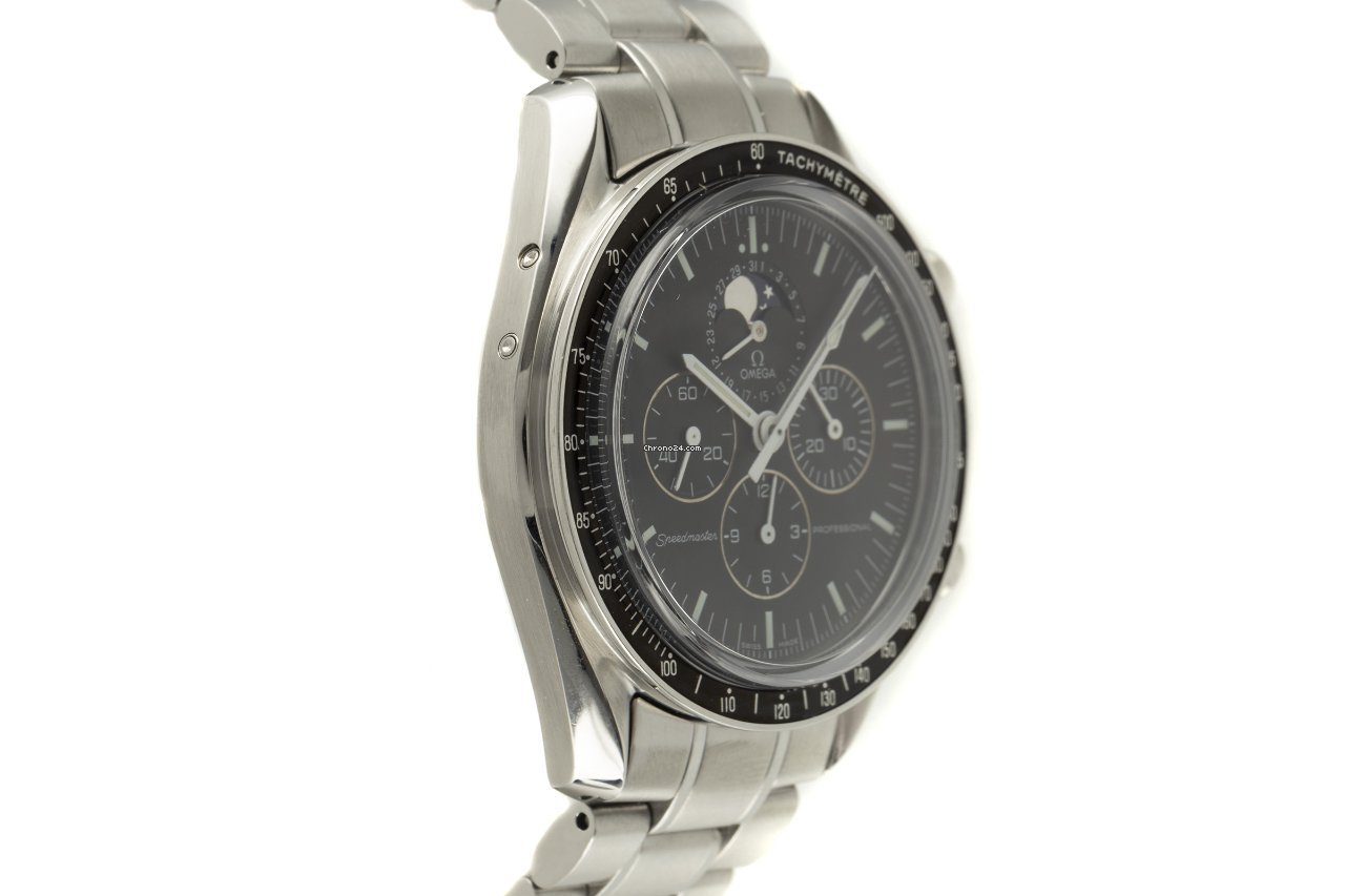 Omega Speedmaster Professional Moonwatch Moonphase Mens watch Unisex Manual winding Steel 3576.50.00 Replica 4