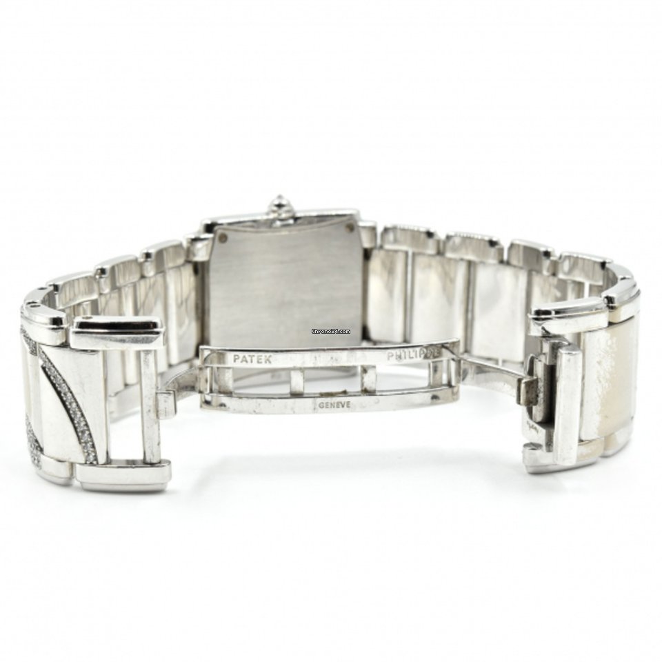 Patek Philippe Twenty~4 Womens watch Quartz White gold 4910 49G-001 Replica 4