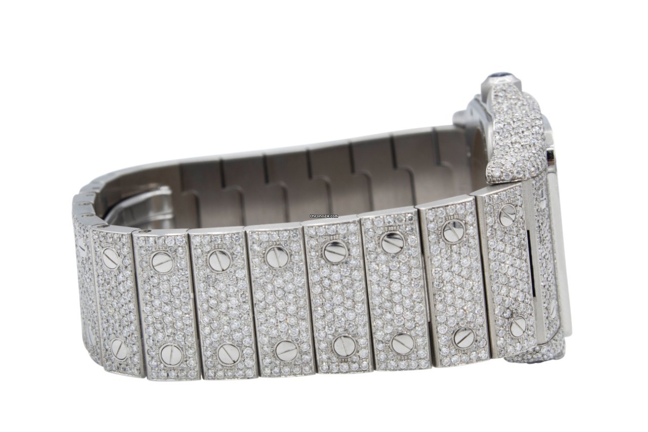 Cartier Santos Galbee Mens watch Unisex Automatic Steel 2823 Replica 4