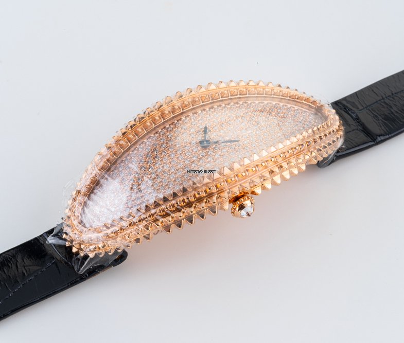 IMG_9081 Cartier Baignoire Womens watch Manual winding Rose gold WJBA0017 Replica 4