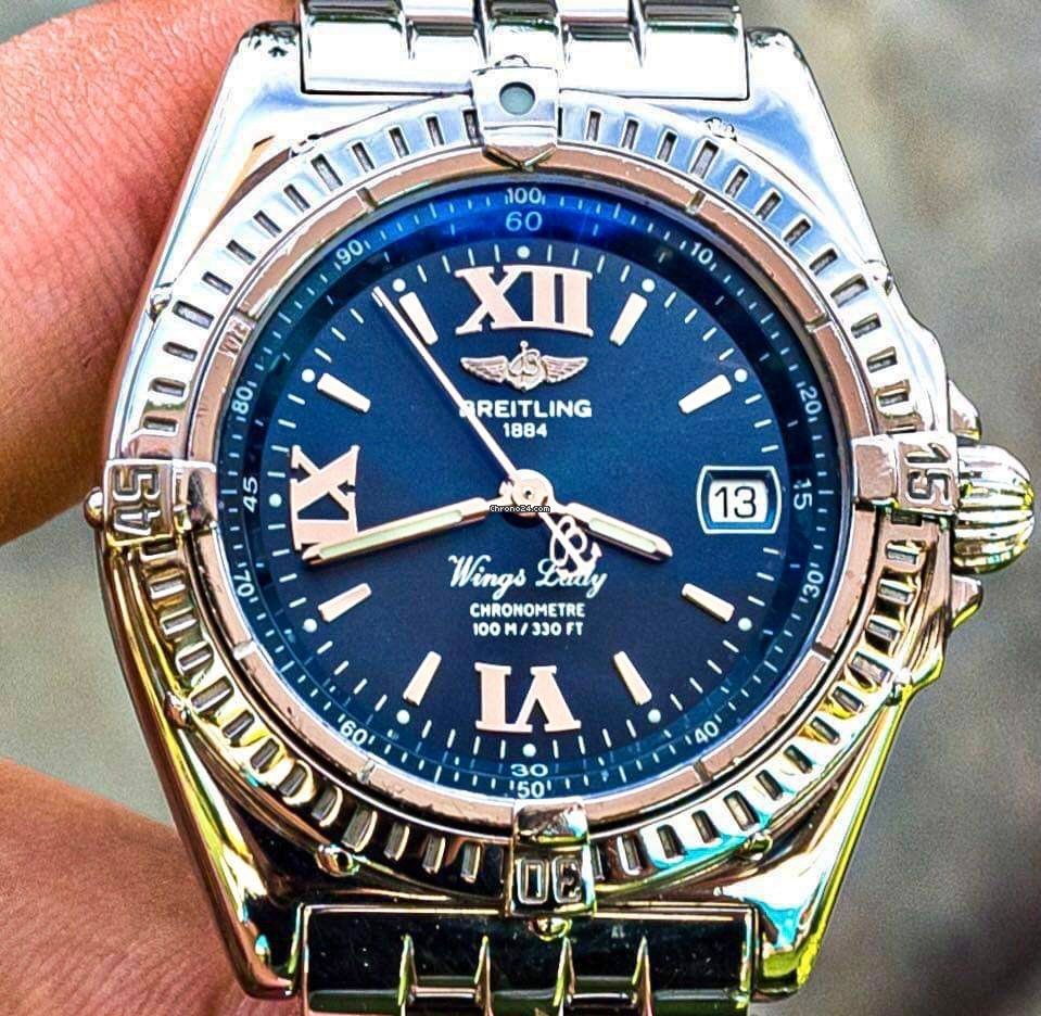 Breitling Wings Lady Womens watch Quartz Steel A67350 Replica 4