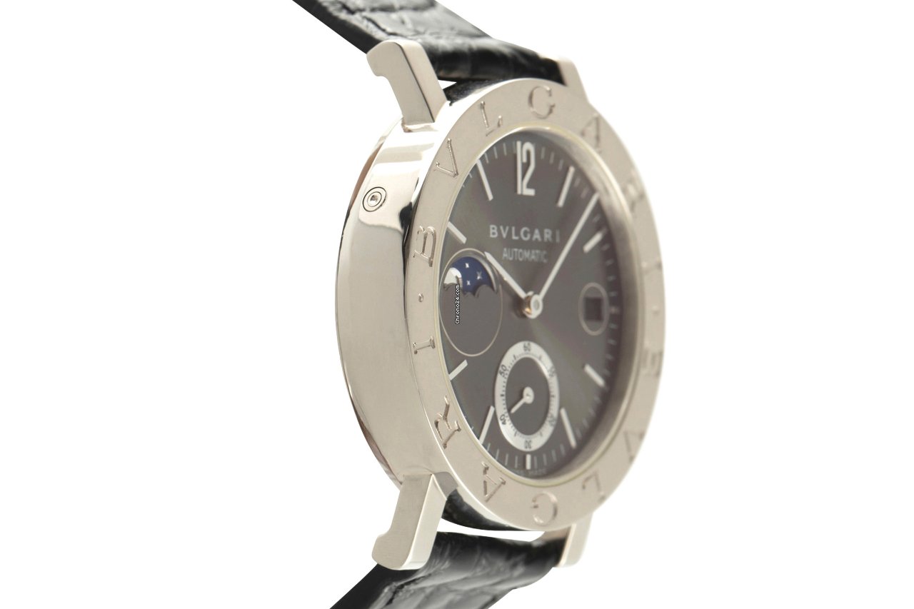 Bulgari Bulgari Mens watch Unisex Automatic White gold BBW 38 GLMP Replica 4