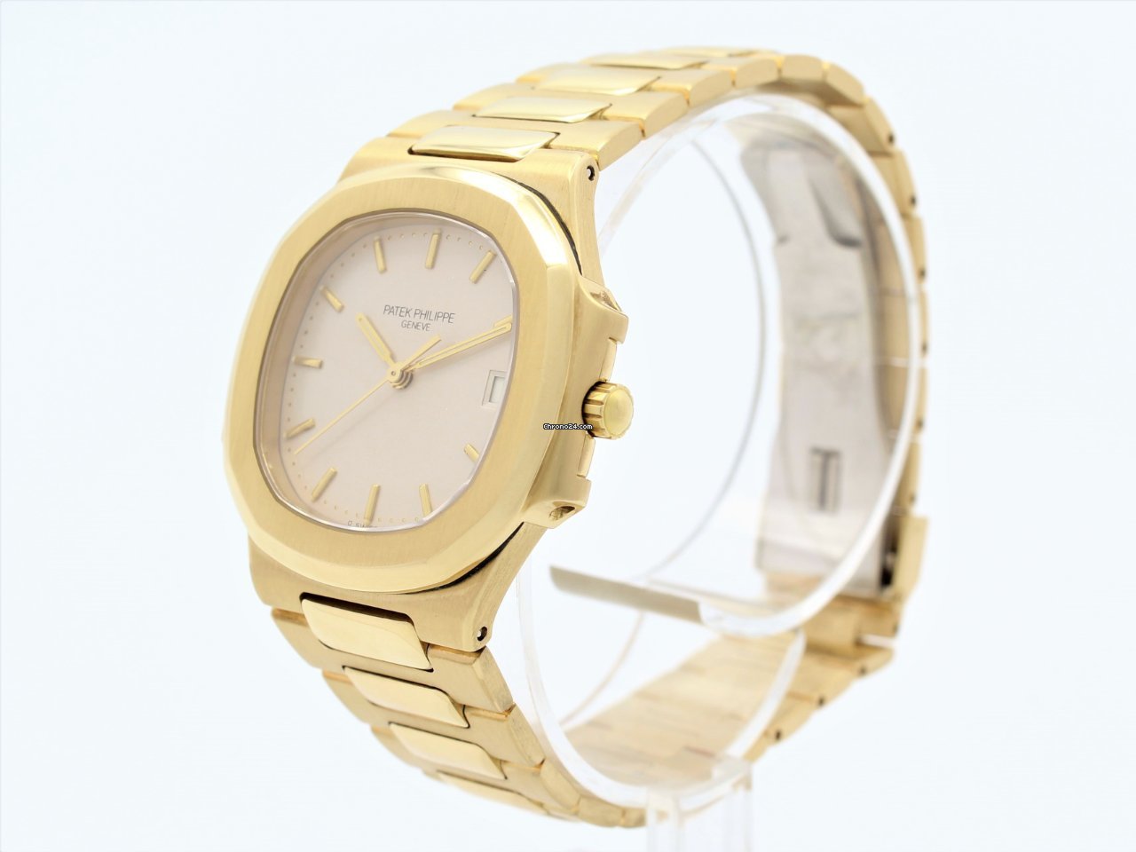 IMG_9081 Patek Philippe Nautilus Mens watch Unisex Quartz Yellow gold 3900 1J Replica 4