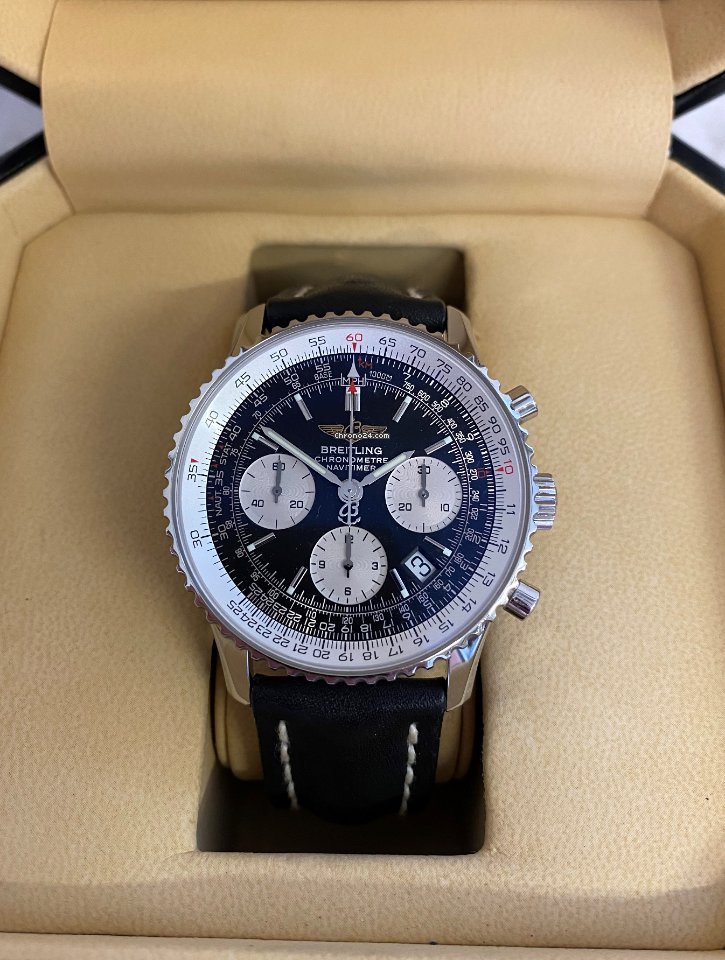 IMG_9081 Breitling Navitimer Mens watch Unisex Automatic Steel A23322 Replica 4
