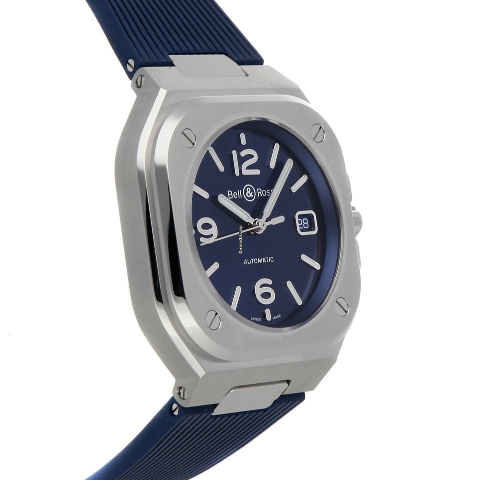 IMG_9081 Bell & Ross BR 05 Mens watch Unisex Automatic Steel BR05A-BLU-ST SRB Replica 4