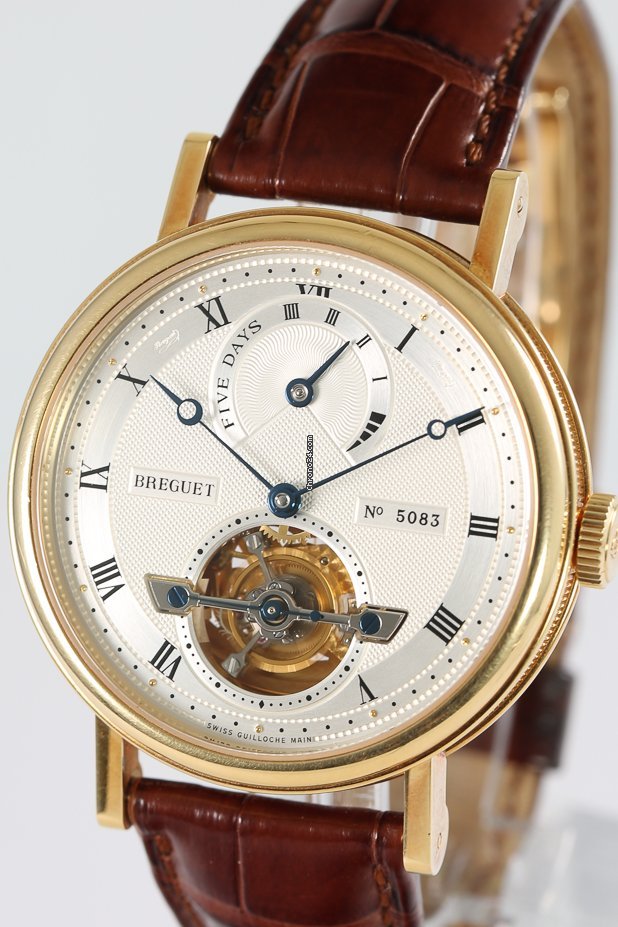 IMG_9081 Breguet Classique Complications Mens watch Unisex Automatic Yellow gold 5317BA 12 9V6 Replica 4