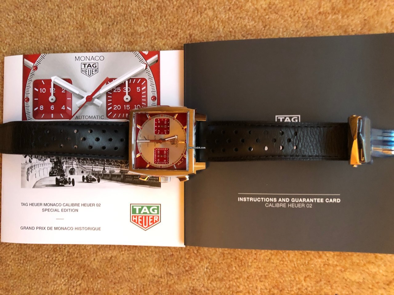 IMG_9081 TAG Heuer Monaco Mens watch Unisex Automatic Steel CBL2114.FC6486 Replica 4