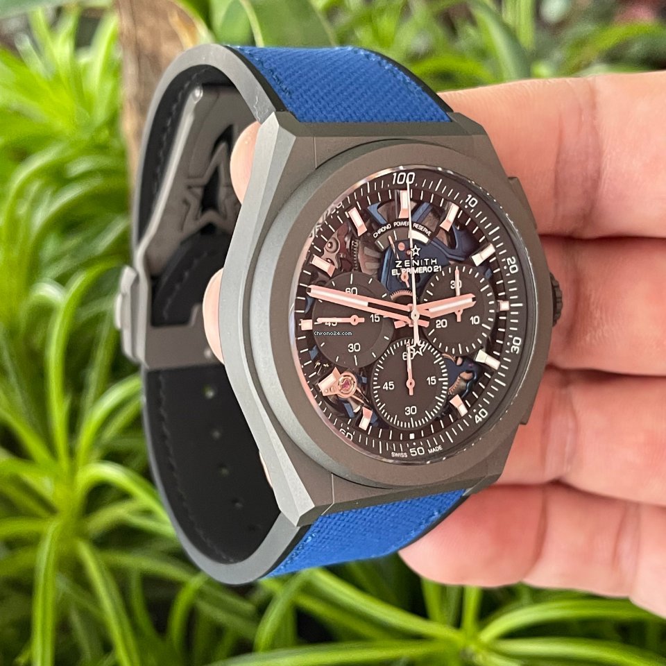 IMG_9081 Zenith Defy El Primero Mens watch Unisex Automatic Titanium 97.9001.9004 81.R946 Replica 4