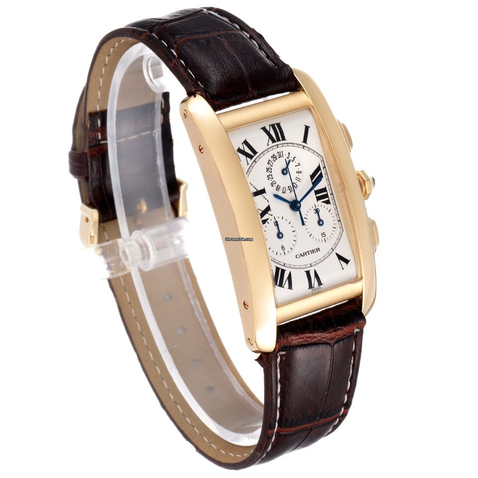 IMG_9081 Cartier Tank Americaine Mens watch Unisex Quartz W2601156 Replica 4