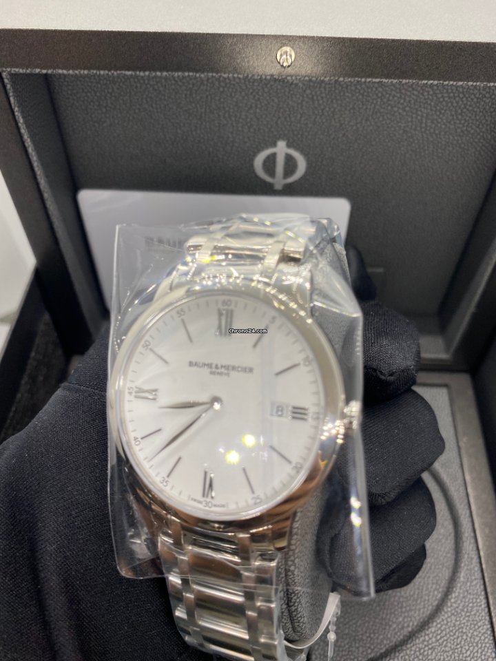 Baume & Mercier Classima Mens watch Unisex Quartz Steel M0A10354 Replica 4