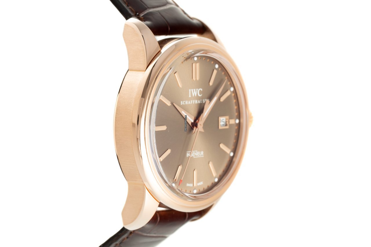 IMG_9081 IWC Ingenieur Automatic Mens watch Unisex Automatic Red gold 323312 Replica 4