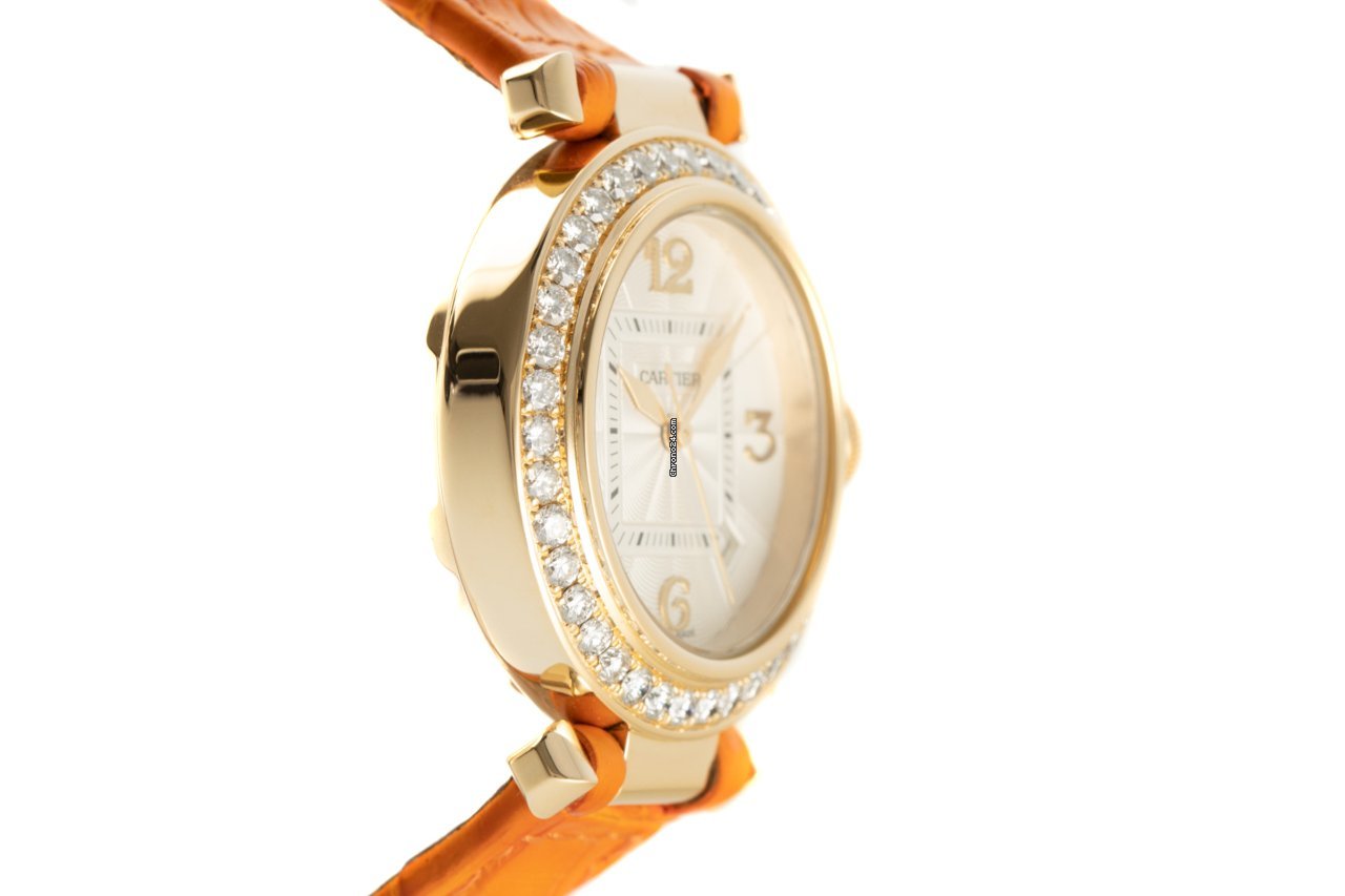 Cartier Pasha Womens watch Automatic Yellow gold 2519 Replica 4