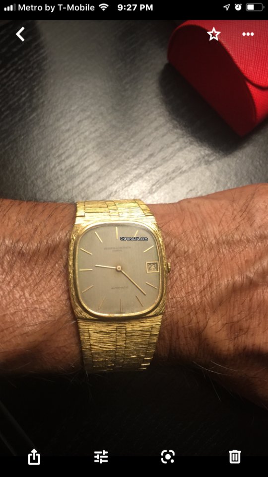 IMG_9081 Vacheron Constantin Mens watch Unisex Automatic Yellow gold 2045Q Replica 4