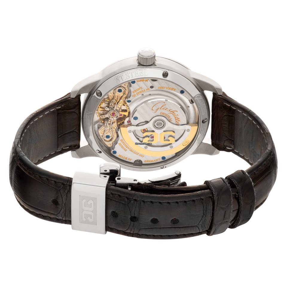 IMG_9081 Glashutte Original PanoMaticDate Mens watch Unisex Automatic Steel 90-01-02-02-04 Replica 4