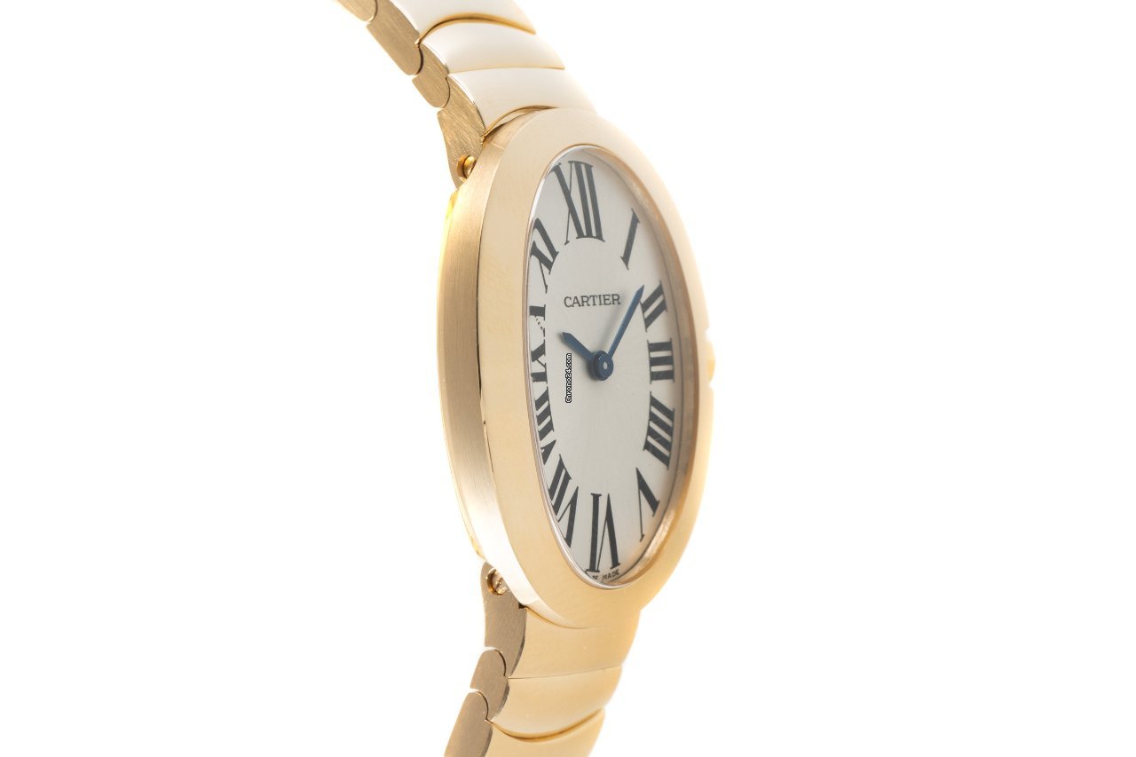 Cartier Baignoire Womens watch Quartz Yellow gold 3208 Replica 4