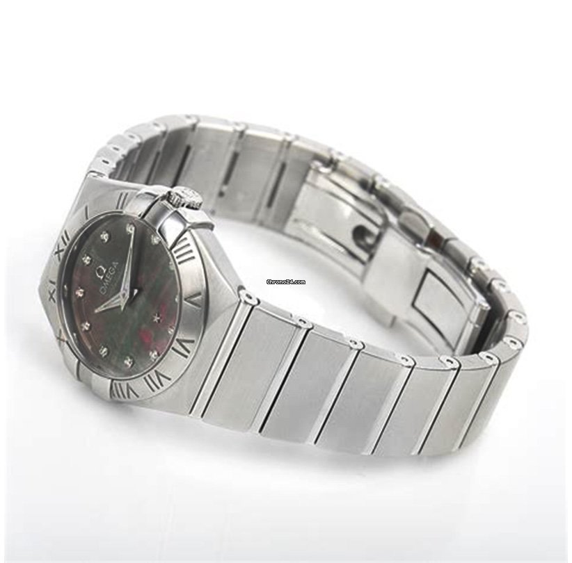 IMG_9081 Omega Constellation Quartz Womens watch Quartz Steel 123.10.27.60.57.003 Replica 4