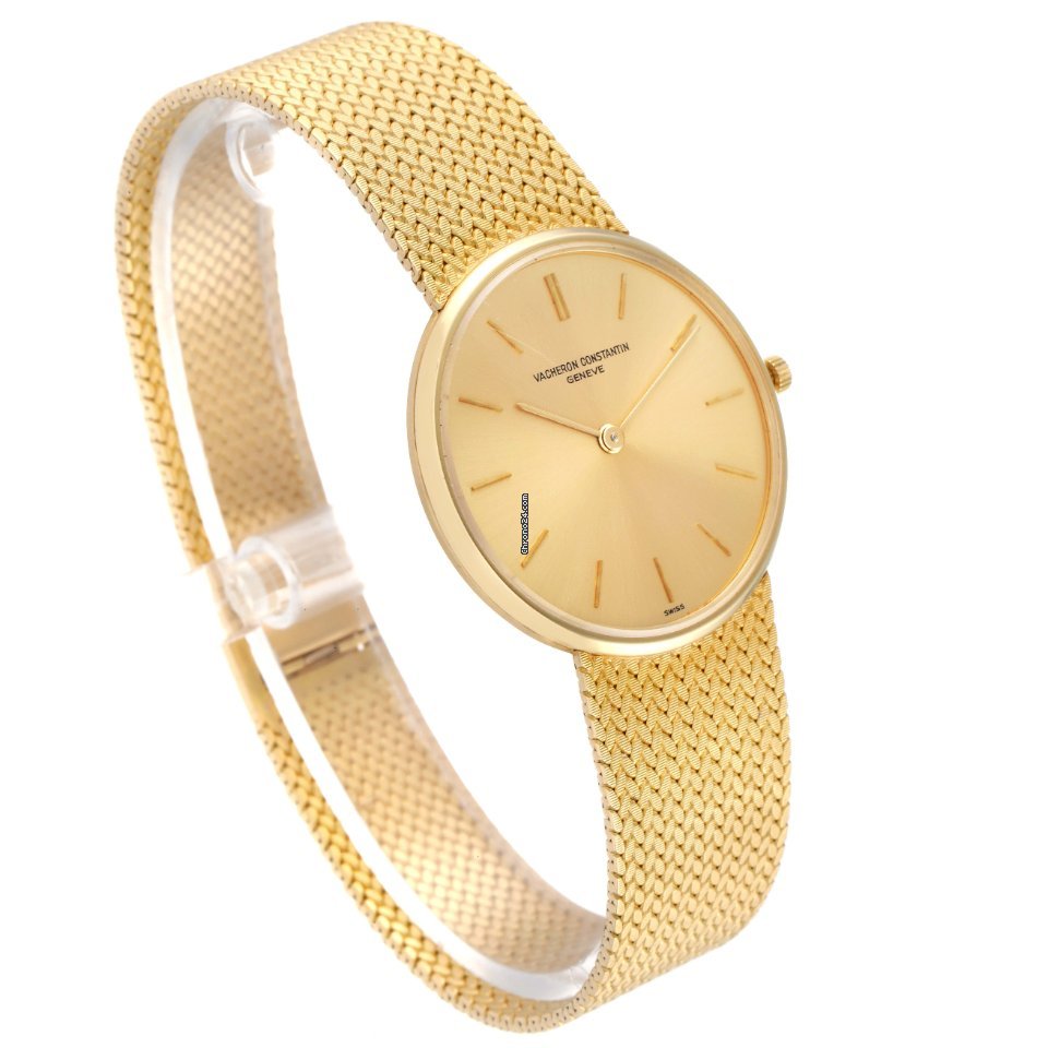 IMG_9081 Vacheron Constantin Patrimony Mens watch Unisex Manual winding Yellow gold 6872 Replica 4