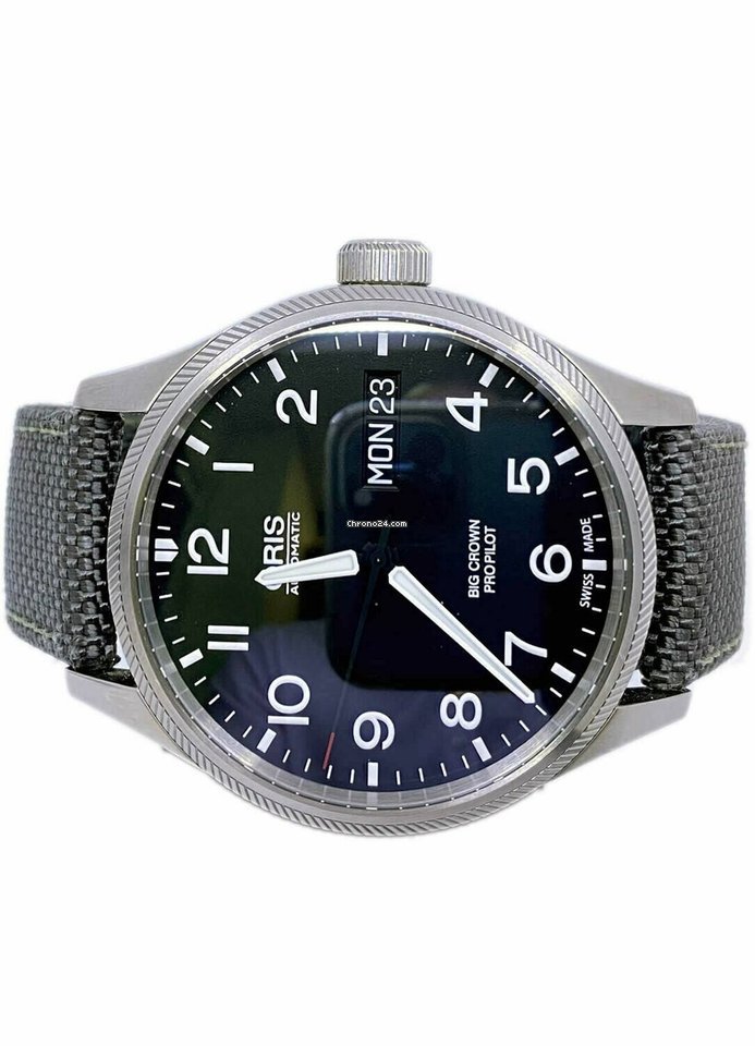 IMG_9081 Oris Big Crown ProPilot Day Date Mens watch Unisex Automatic Steel 01-752-7698-4164-07-5-22-17FC Replica 4