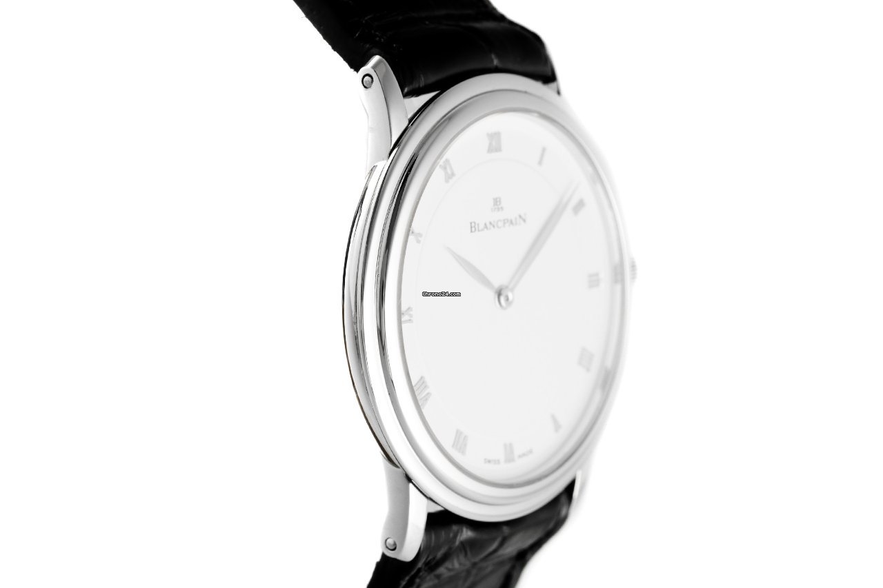 IMG_9081 Blancpain Villeret Mens watch Unisex Manual winding Platinum 0021-3427-55 Replica 4