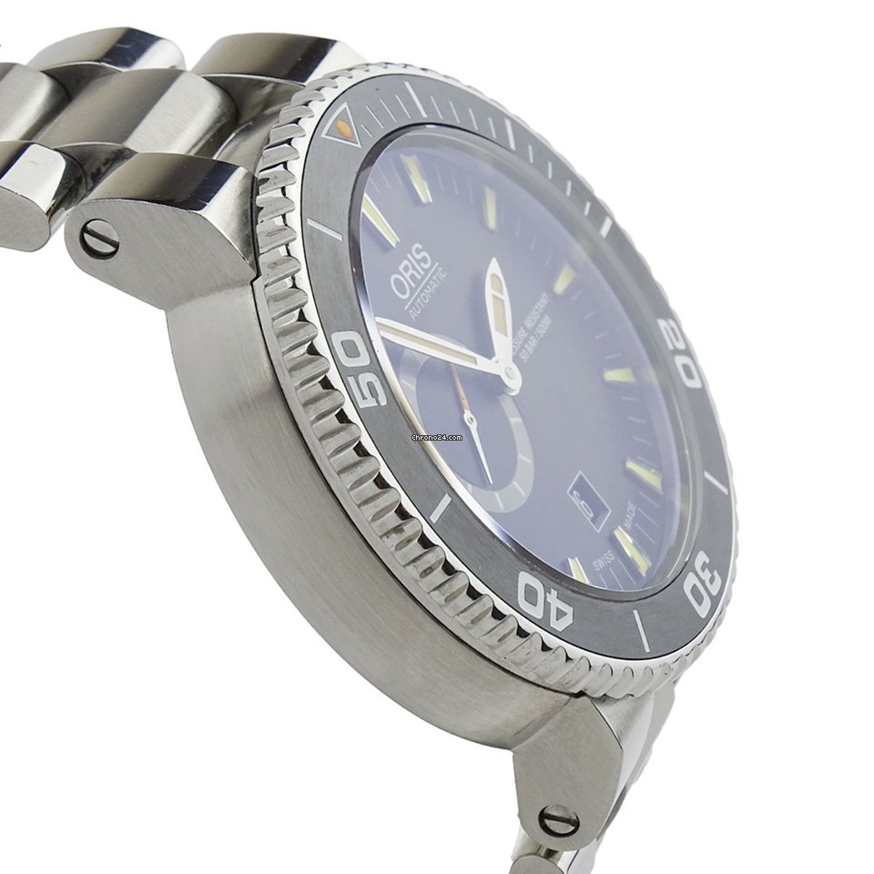 Oris Aquis Small Second Mens watch Unisex Automatic Steel 01 743 7673 4159-07 8 26 01PEB Replica 4